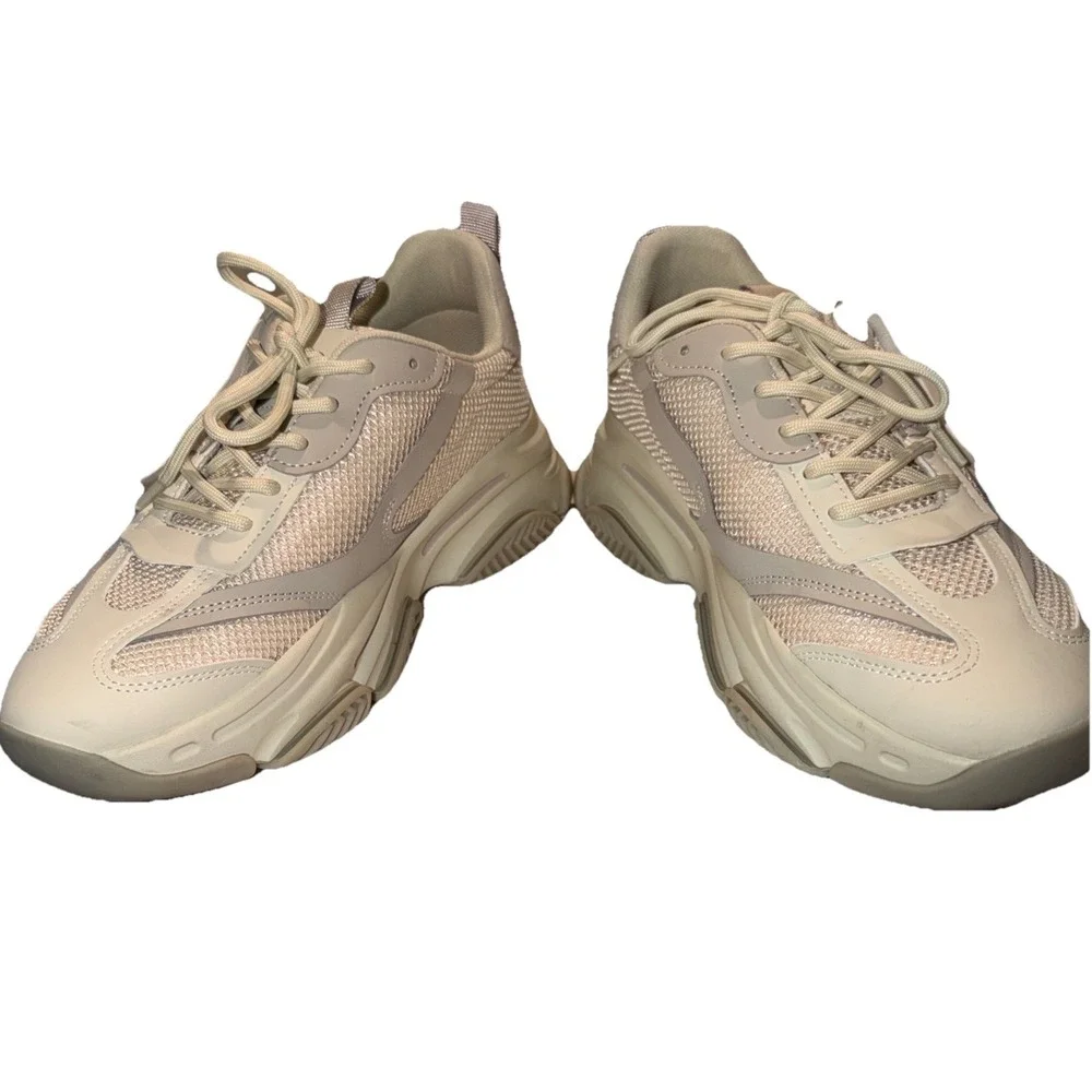 NEW Steve Madden 11 M Women's Possession‎ Sneaker Taupe/Suede IN BOX